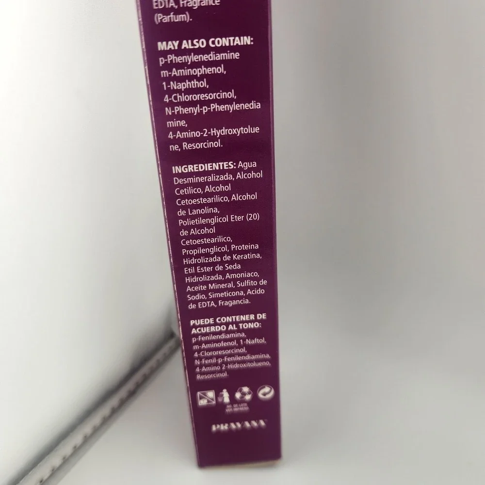 Pravana Chroma Silk Hair Color‎ With Keratin Black Noir 3 fl oz. 90 ml New